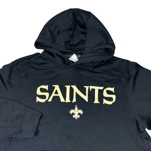 Nike New Orleans Saints Therma-Fit Hoodie Men's XL Black Gold NFL Pullover